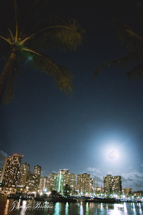 Supermoon In Hawaii